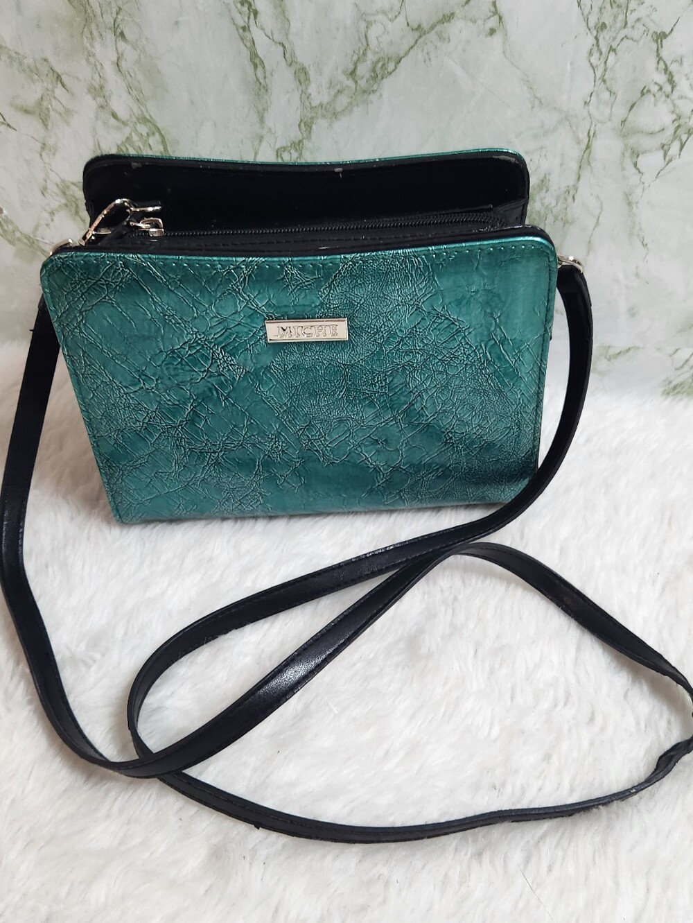 MICHE Petie Base Bag And Eden Teal Colored Cover